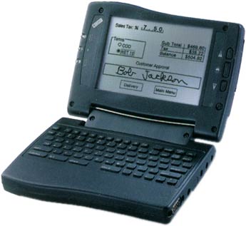 Palmtop Computer with RF Modem